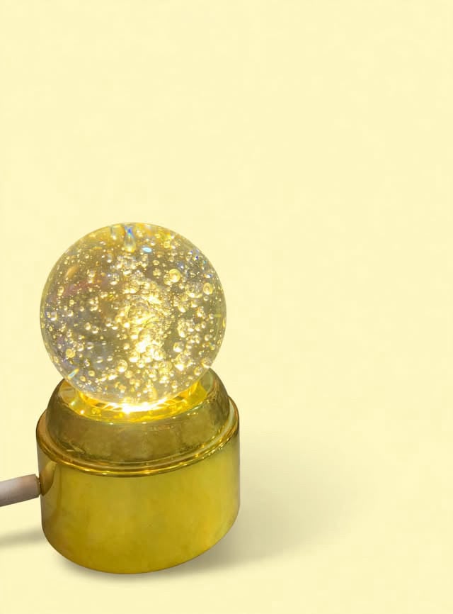 3D Crystal Ball Lamp - LED Lamp for Bedroom - Moon Lamp - Night Light For Room - Solar System Ball - Moon Light - Home Decoration Items
