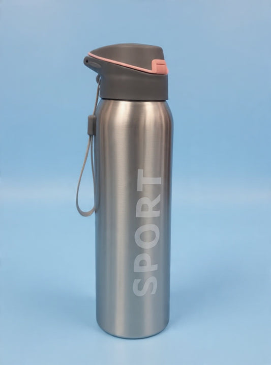 Imported 600ml / 800ml /  MSZM Original High Quality Hot and Cold Vaccum Insulated Water Bottle with Straw Large Capacity Stainless Steel Insulated Tumbler with Straw Sipper Water Bottle for School Kids and Girls Boys and Gym